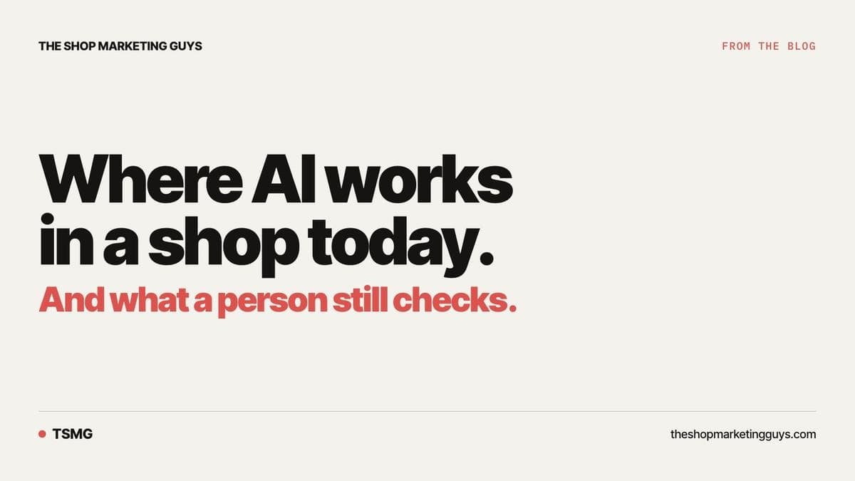 AI for auto repair shops: where it's working right now, area by area